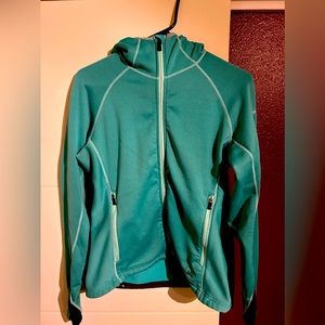 Fleece zip hoodie green REI